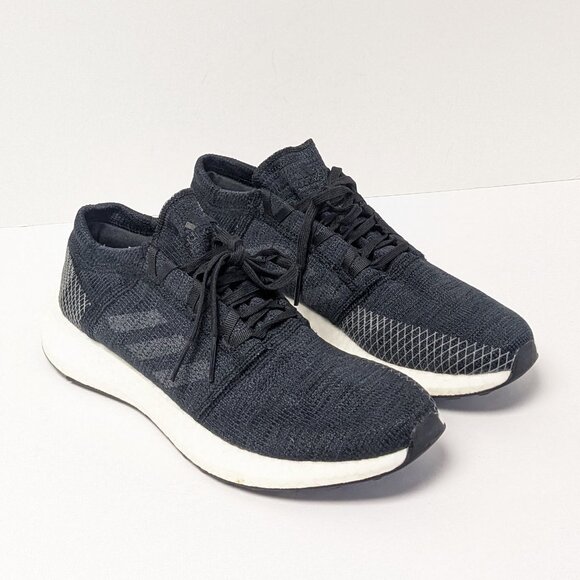 adidas Shoes - Adidas Pureboost Go Running Shoes, Black/Grey, Womens 10 M